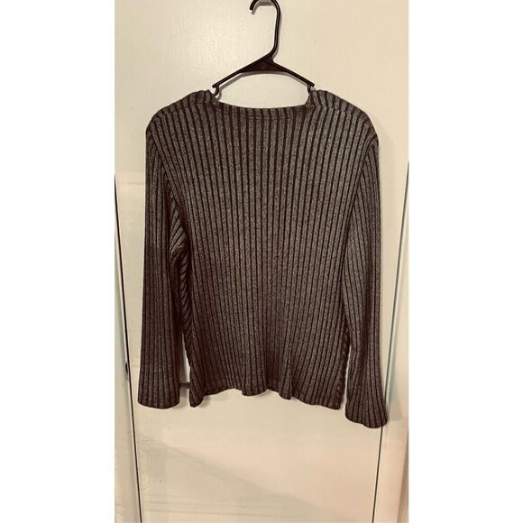 Gaby Tricot Vintage Made in Italy Milan Sweater Gray Button Down Cardigan Womens - Picture 6 of 10